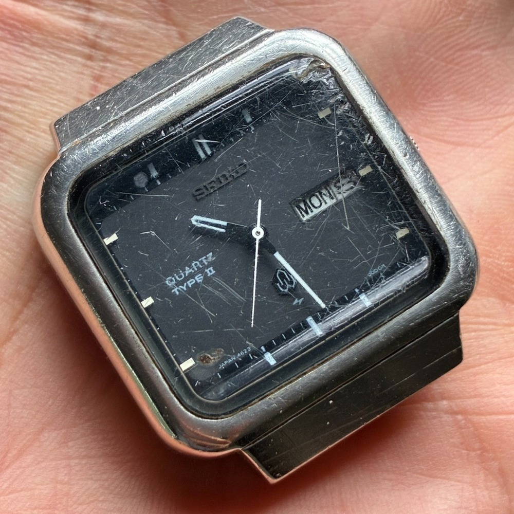 Vintage Seiko Quartz Men's Watch 4623-5000 For Parts